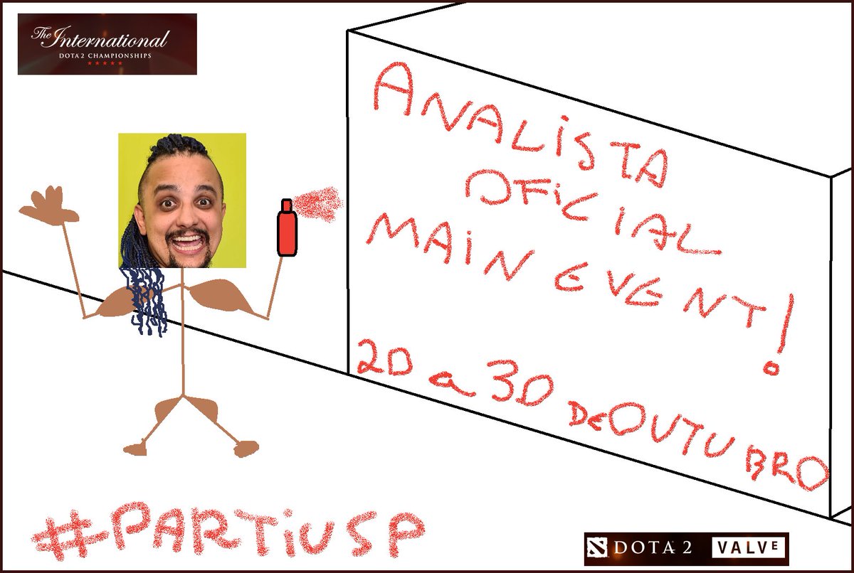 dirmaoURSO's tweet photo. E vamos de mais um anuncio! Gastei todo meu dinheiro na ultima edição e tive que fazer a minha própria arte para anunciar que teremos @dirmaoURSO no evento principal do TI11 diretamente do estúdio em São Paulo pelo segundo ano consecutivo! 

Vejo vcs no MAIN EVENT meus ursitos! https://t.co/1YrS3db5jS