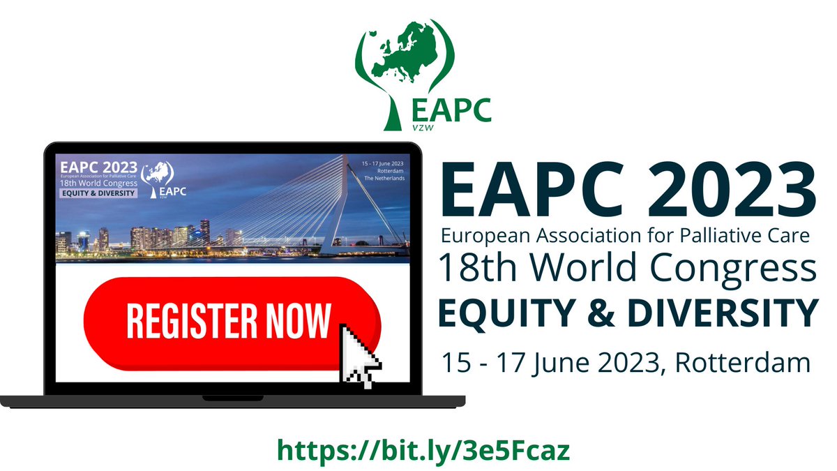 EAPCvzw's tweet photo. Registration is now OPEN for #EAPC2023 in #Rotterdam
Register: https://t.co/9FIwPMFT69
@SandraMartinsP @csikoska @COstgathe @CongressCare @EAPC_CEO @fincraig1 @MartinLoucka @NancyPreston16 @rainer_simader https://t.co/x1sVtVEbtx