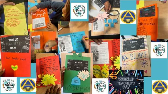 AdamsrillPriSch's tweet photo. Adamsrill World Teacher's Day!
Our students showing apprecaition for their teachers.
#adamsrillprimaryschool #adamsrillcommunity #showyourappreciation https://t.co/fco48RUJ1R