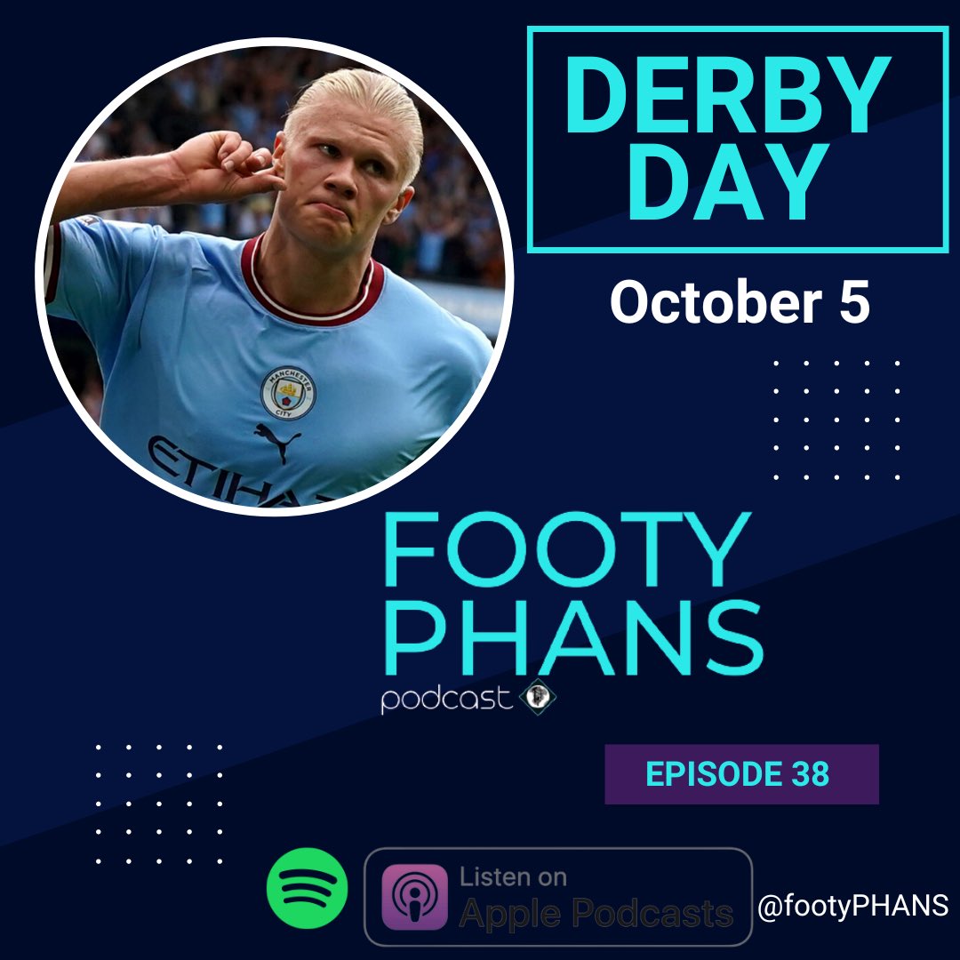 Footy_PHANS's tweet photo. 🚨This guy is a problem
New podcast talking about the Derby Day matchups &amp; #Haaland being an absolute beauty. 
⬇️⬇️⬇️⬇️⬇️⬇️
https://t.co/3r1od4G2u8

#epl #pl #premierleague #mancity #ManchesterDerby #ManUtd #chelsea #liverpool #arsenal #tottenham #NorthLondonDerby #windsor #YQG https://t.co/ysshFXBjG8