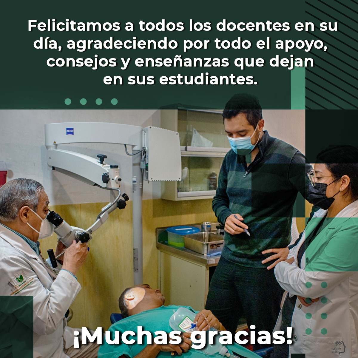 Saber_IMSS's tweet photo. ¡Feliz Día Mundial de los #Docentes! 
✍️💻
Si quieres conocer más sobre el papel del #DocenteIMSS, su formación y características, ingresa al portal de la CES  en: https://t.co/pKfahKVNA2 https://t.co/FOFj8i9kuK