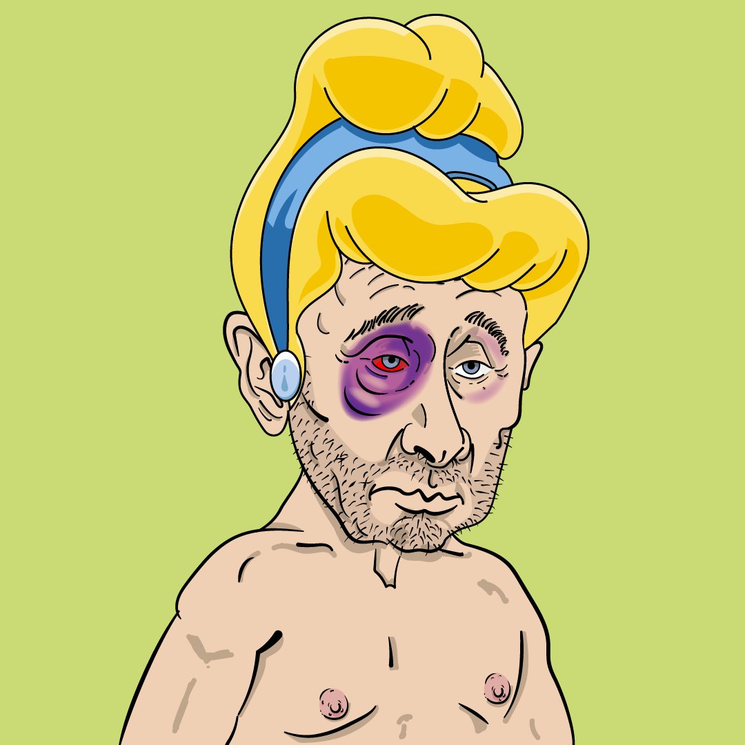 That girl Snow White sure knows how to punch. #StandWithUkraine #StopPutin #NFTs #NFTdrop