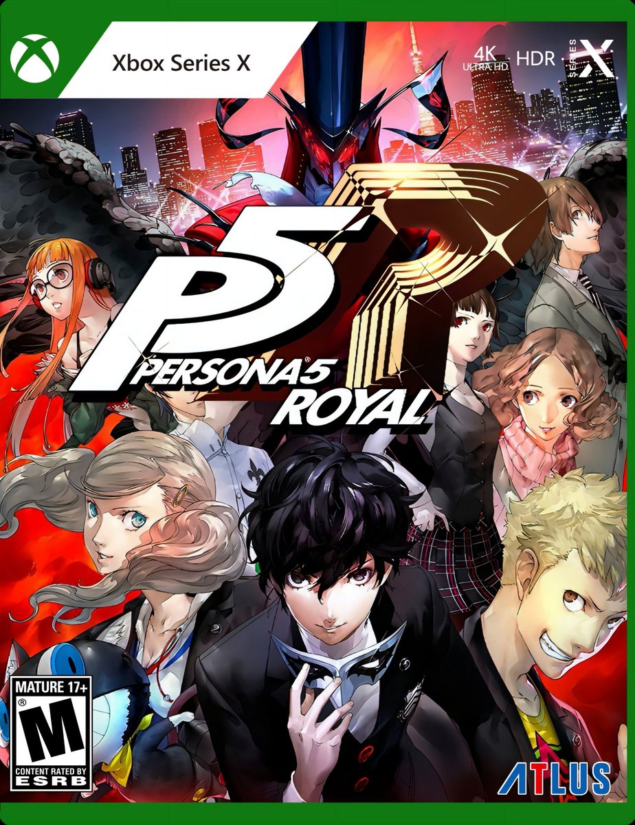 Xbox box art on Twitter " Xbox series X Box art 🟢Game Persona 5 Royal
