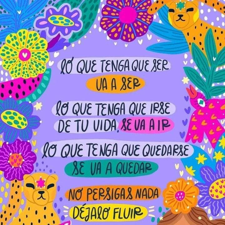 Nada que perseguir...la vida sólo sucede...