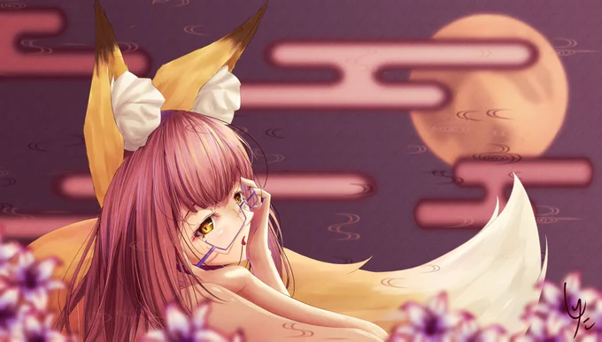 10月5日は天狐の日だそうで!!!うちの茜は天狐です!!#天狐の日 