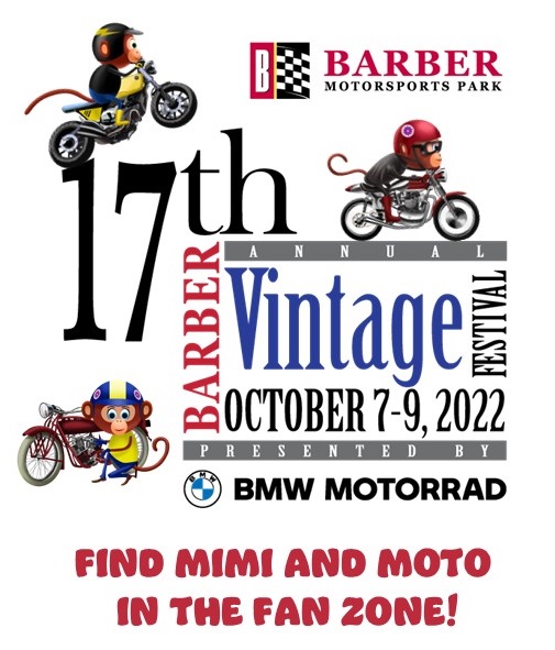 MimiandMoto's tweet photo. Find us this weekend in the Fan Zone at the 17th Annual Barber Vintage Festival @BarberMotorPark @BarberMuseum 

#barbermotorsportspark #barbervintage #alabama #vintagemotorcycles #classicmotorcycles #motorcycles #birminghamalabama #motorcyclemuseum https://t.co/ZOTOKMvFnP