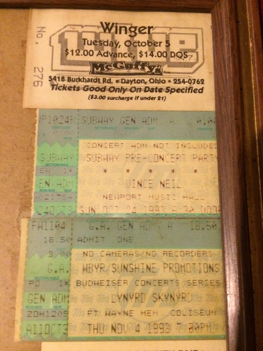 29 YEARS AGO TODAY!!
@WingerTheBand on their #Pull Tour took the stage at @McGuffys from Dayton OH!
#Blackfish opened the show.
@KipWinger @RealRebBeach @RodMorgenstein #JohnRoth 
#Winger
