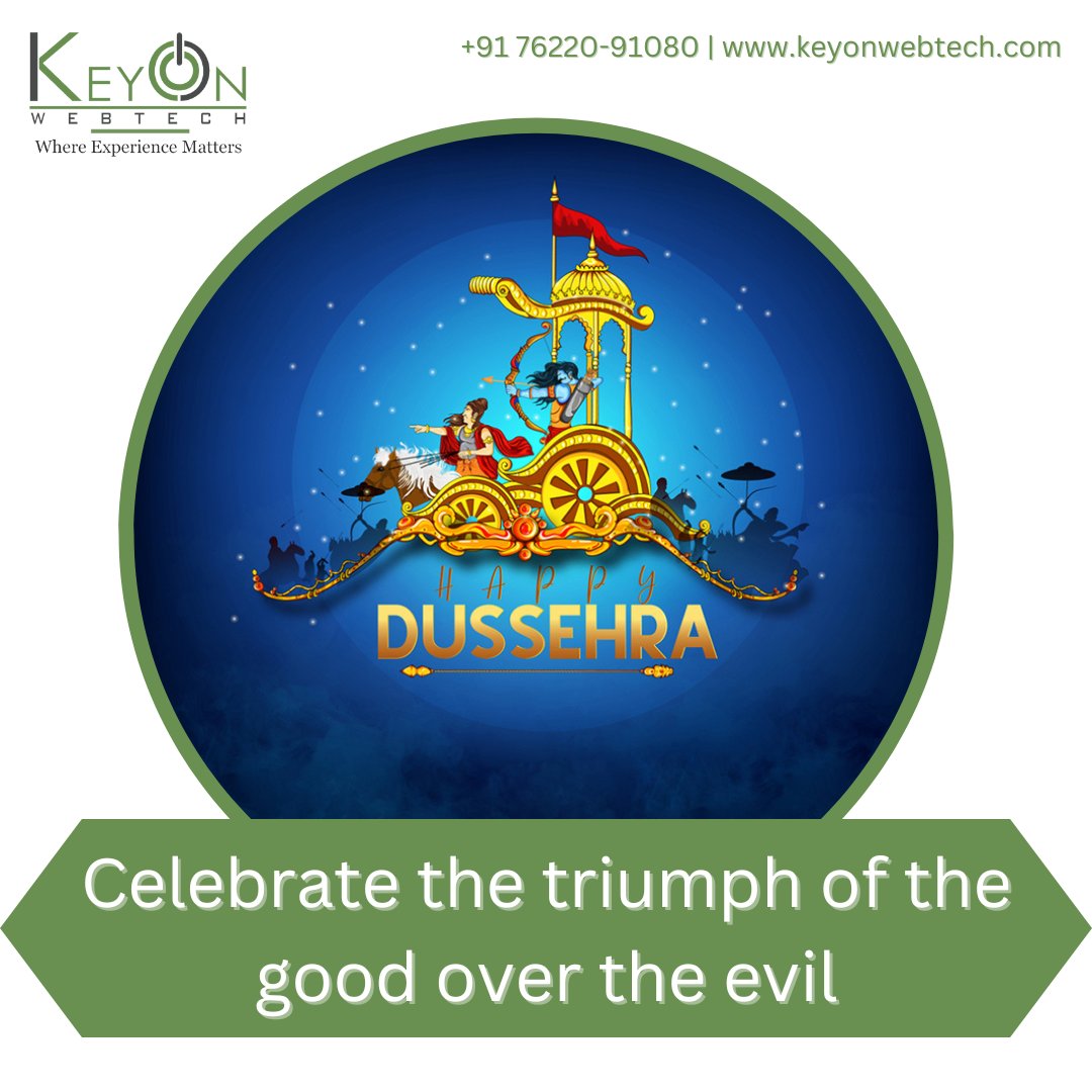 KeyonWebtech's tweet photo. May your life be prosperous and… trouble-free throughout. Happy Dussehra!! https://t.co/agSPwDlSPW