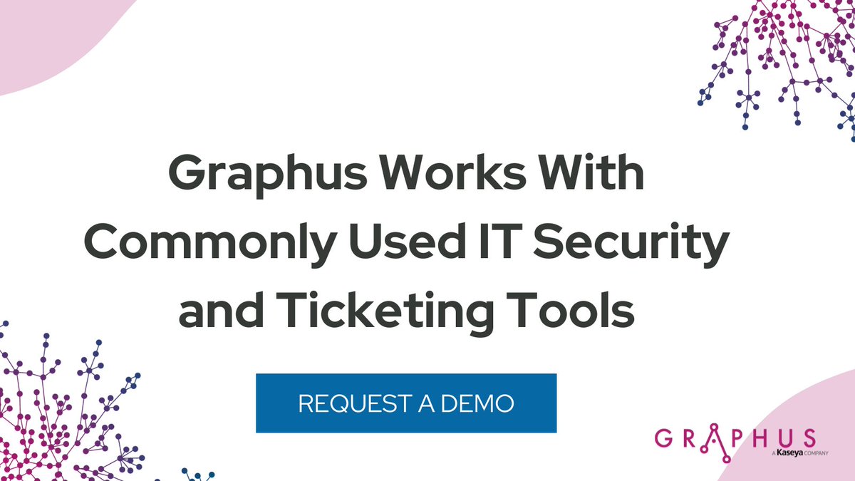 graphusinc's tweet photo. As a part of @KaseyaCorp's #ITComplete vision, Graphus is integrated with several of Kaseya’s security and #ITDocumentation solutions to provide customers with comprehensive protection against email-borne threats.

Learn more: https://t.co/zeOpaWPJaF

#emailsecurity https://t.co/DHRxSetlWm