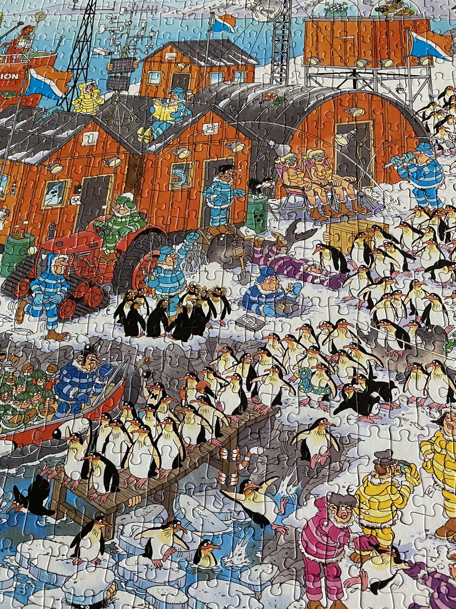 Hannashome_40's tweet photo. Het is weer #puzzeltijd! #zuidpoolexpeditie van @janvanhaasteren.puzzels  #southpoleexpedition #expeditionaupolesud #expeditionzumsudpol #marsvandepinguins #vanhaasteren #puzzelen #legpuzzel #puzzletime #puzzle #1000pieces #1000piecepuzzle #1000stukjes #puzzelfan #jvhpuzzel https://t.co/XGR3G5tCxN