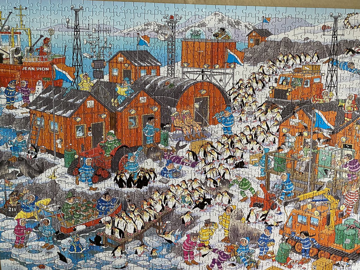 Hannashome_40's tweet photo. Het is weer #puzzeltijd! #zuidpoolexpeditie van @janvanhaasteren.puzzels  #southpoleexpedition #expeditionaupolesud #expeditionzumsudpol #marsvandepinguins #vanhaasteren #puzzelen #legpuzzel #puzzletime #puzzle #1000pieces #1000piecepuzzle #1000stukjes #puzzelfan #jvhpuzzel https://t.co/XGR3G5tCxN
