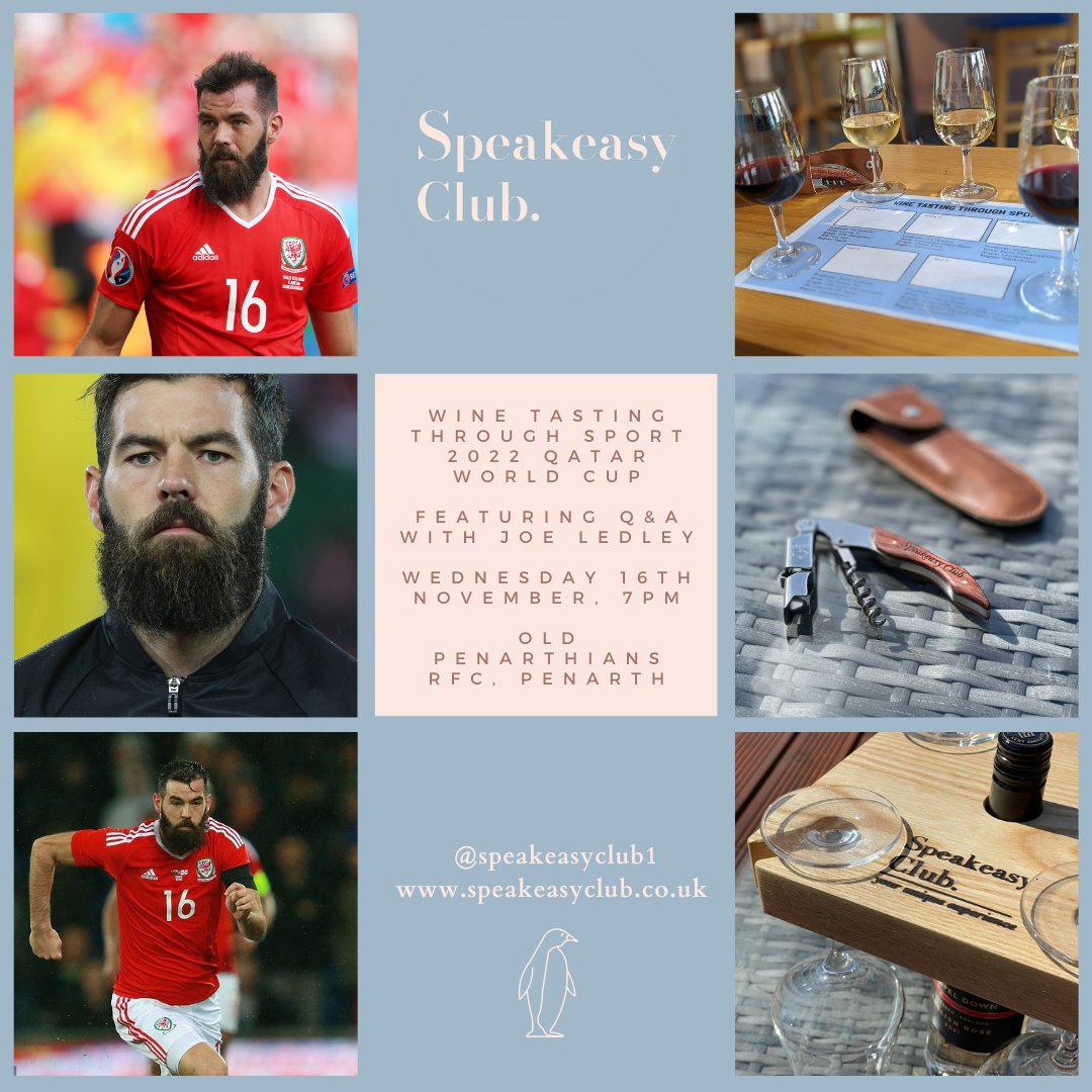 SpeakeasyClub1's tweet photo. Do you like fun😀 &amp; wine🍷 &amp; sport ⚽️🏉? 

In partnership with @thebottleshopcardiff our wine tasting through sport series is back with @joe16led  &amp; @byrney_15 

For more information click here ⬇️⬇️

https://t.co/Y0RTzWmryF https://t.co/ZqiA5XDeJ3