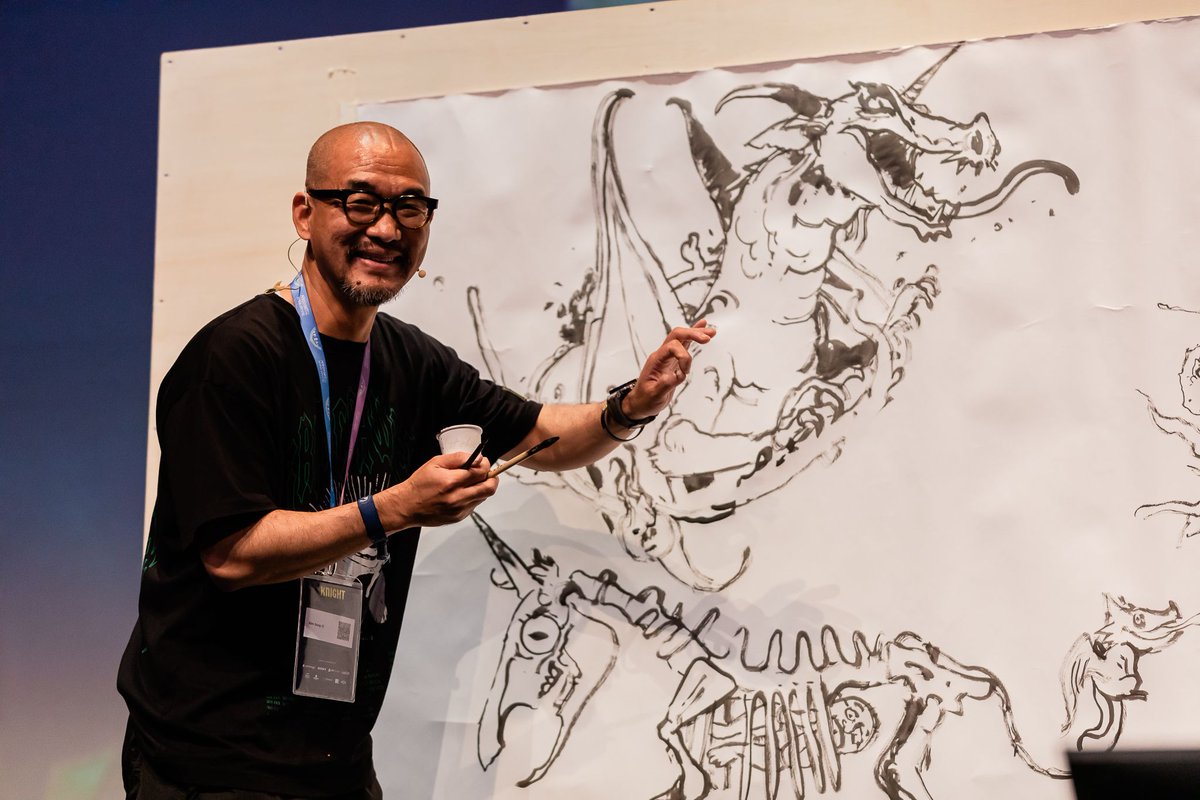 We are still shocked to learn about Kim Jung Gi's passing. It was a privilege to witness firsthand his mastery, kindness, and sense of humor throughout the years. We’ve lost a legend, and he will be deeply missed. 🖤