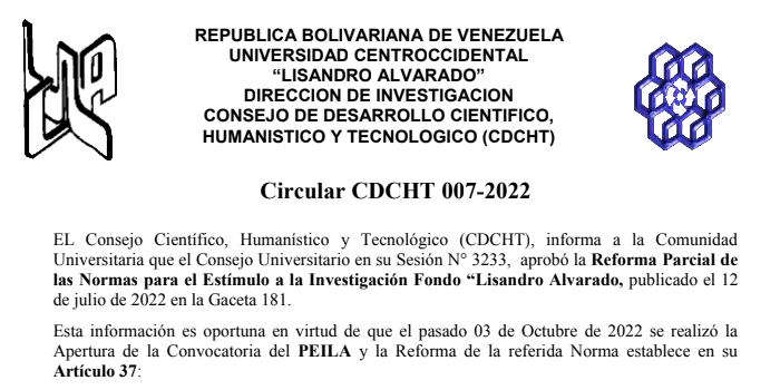 CdchtUCLA's tweet photo. Estimado Investigador recuerda que el #PEILA es un apoyo académico para la investigación, sin rendición de cuentas. Información por la red de @uclave  #CDCHTUCLA #DIUCLA https://t.co/r3bdkSOhWl