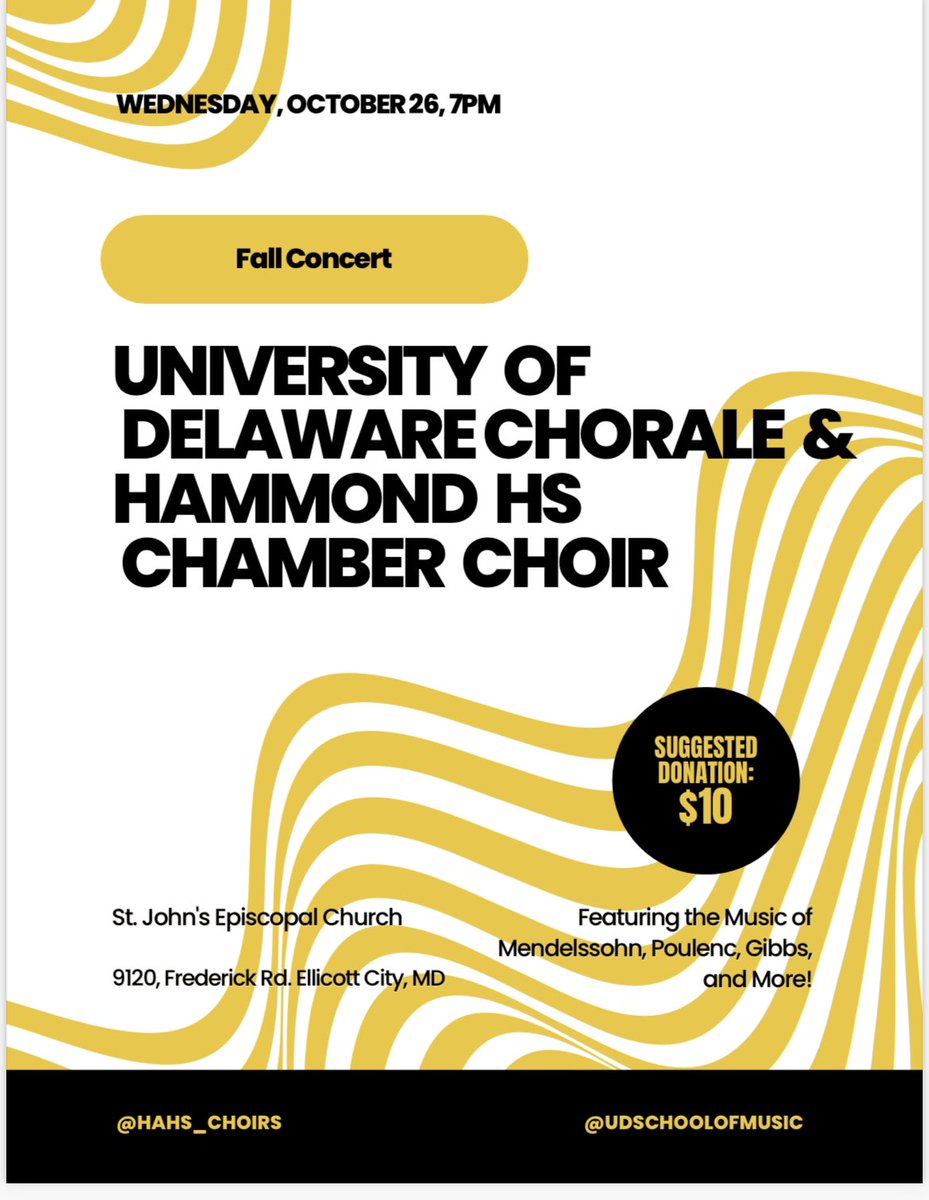 HammondChoir's tweet photo. Join us on October 26th. You won’t want to miss this concert! https://t.co/HIwRxBcgkg