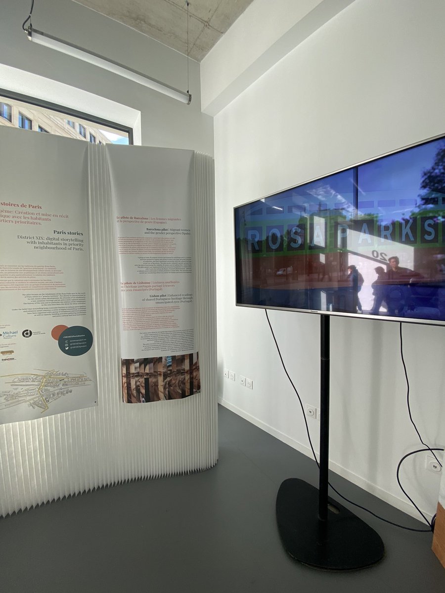 ➡️📚🎉Opening #MEMEXParisStories an exhibition focusing on the Memories and Experiences of the inhabitants of the Rosa Parks area. Showcasing personal stories linked to cultural heritage! 
<a href="/CORDIS_EU/">EU Research Results</a>