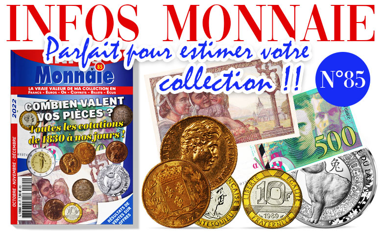 DÉCOUVREZ LE NOUVEAU NUMÉRO DE NOTRE INFOS MONNAIE : LE N°85 ! 📘

Lien vers notre magazine : editions-de-la-monnaie.fr/product/infos-…

#magazine #monnaie #money #nouveaute #euros #infosmonnaie #collection #numismatique #numismatic #pièce #pièces