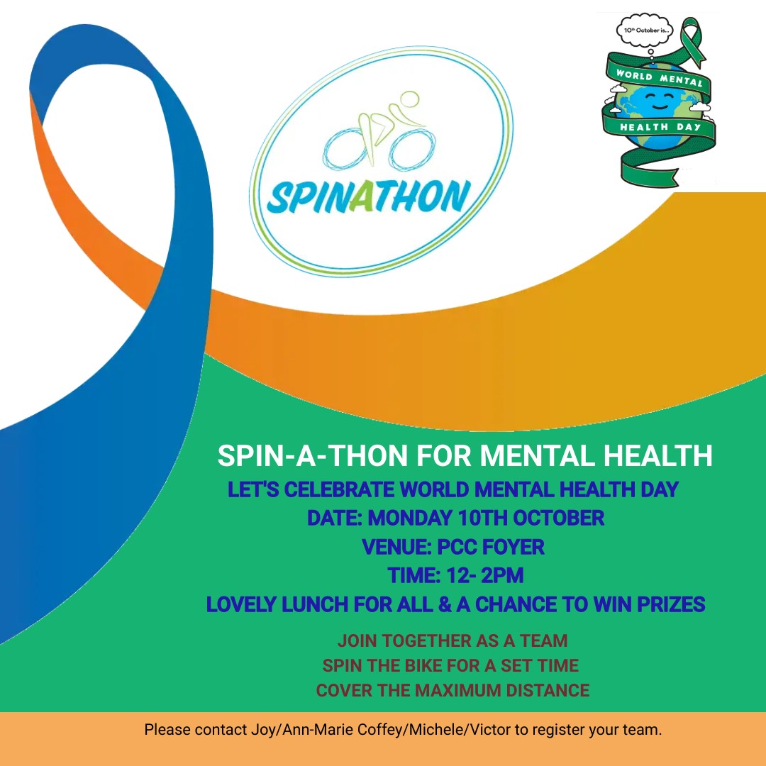 HSECHODNCC's tweet photo. To celebrate #WorldMentalHealthDay our team at Phoenix Care Centre are hosting a spin-a-thon on Monday https://t.co/dOc5HBDkb5