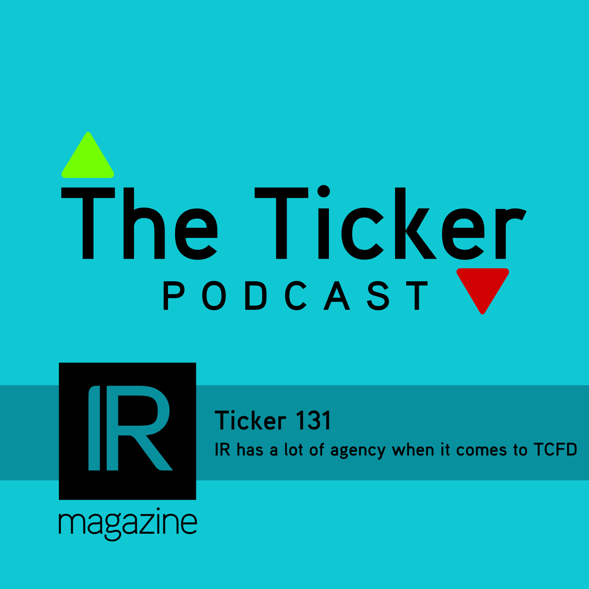 Don't miss our latest Ticker Podcast episode, with <a href="/StephenButler_/">Stephen Butler</a> and <a href="/Luminouslondon/">Luminous</a>,  here you will learn:
 Why IR is perfectly positioned to play a key role in TCFD implementation.

Listen here: okt.to/dnrUIk