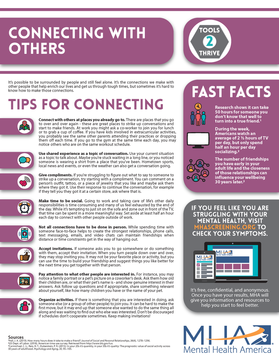 VPSD Mental Health Awareness Week! All week we will be highlighting different areas of mental wellness to help everyone reach their full potential! 
Wednesday: Connecting with Others - Find others with similar interests!