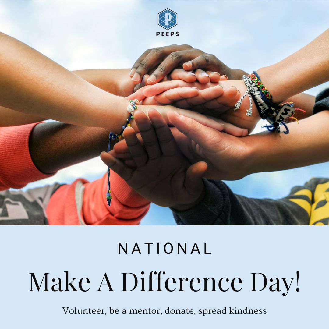 Today is National Make A Difference Day! Go out and spread kindness today! 😄✨
