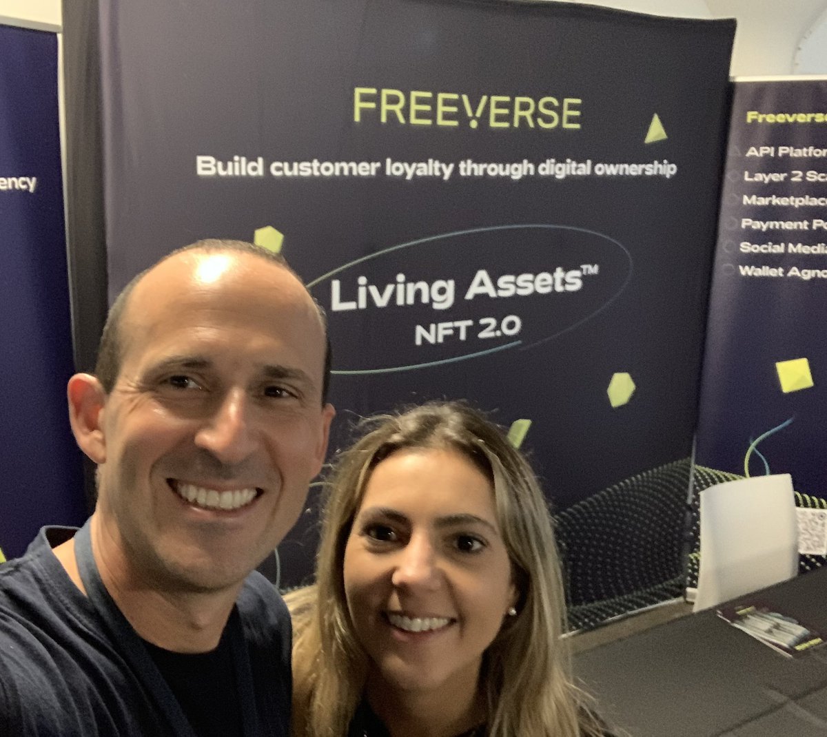 We’re here in #MetaBeat! Get your Freeverse free NFT and level it up. How? ( events.livingassets.io). Then share and tag @Freeverse.io #LivingAssets #NextGenNFTs