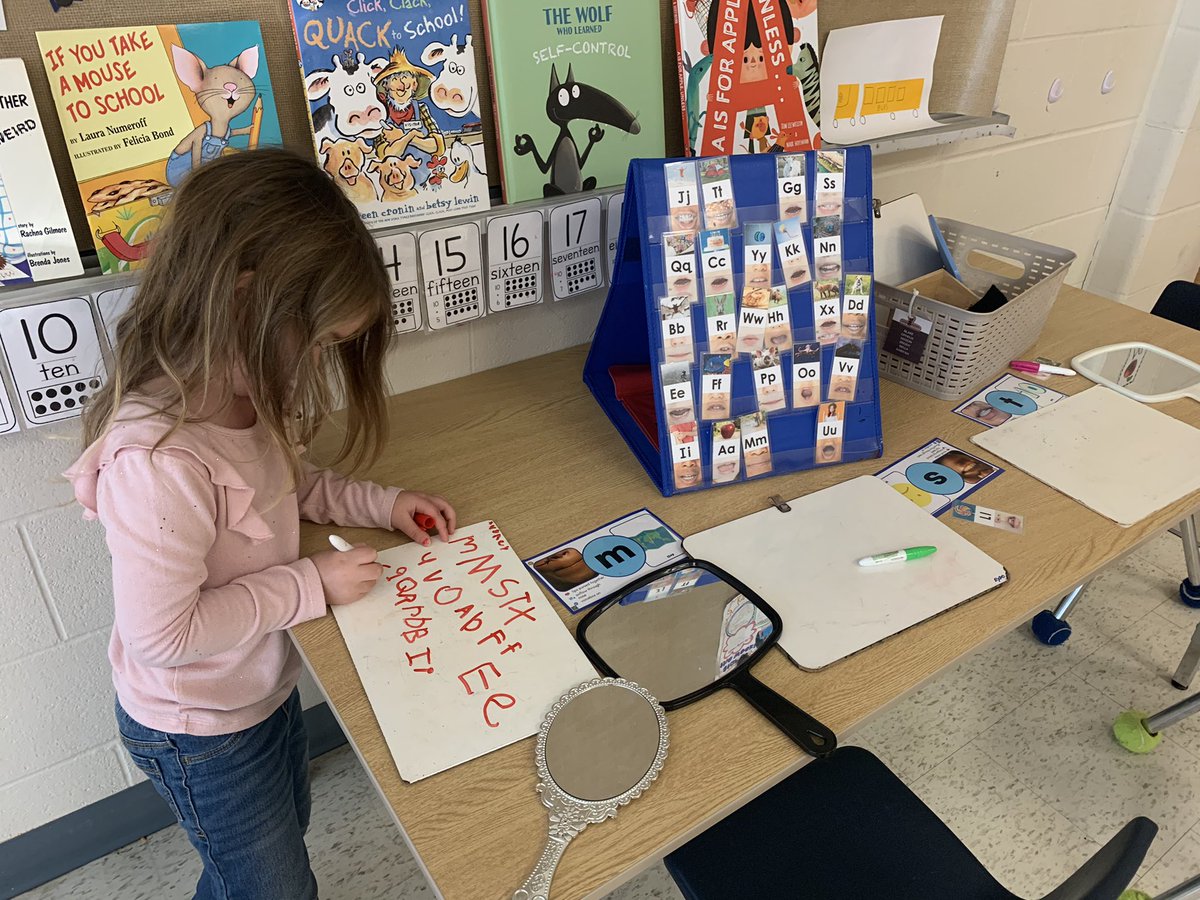 Exploring letter sounds, our mouth formations, and forming letters in play. Giving the students a chance to revisit ideas we try as a class during free exploration shows where our learners are at and where we need to go. <a href="/TVDSBKinder/">TVDSBKindergarten</a> <a href="/TVDSBslp/">TVDSB Speech-Language Pathology Services</a> <a href="/TVDSBLiteracy/">TVDSBLiteracy</a> <a href="/Blenheimbobcat/">Blenheim District Public School</a>