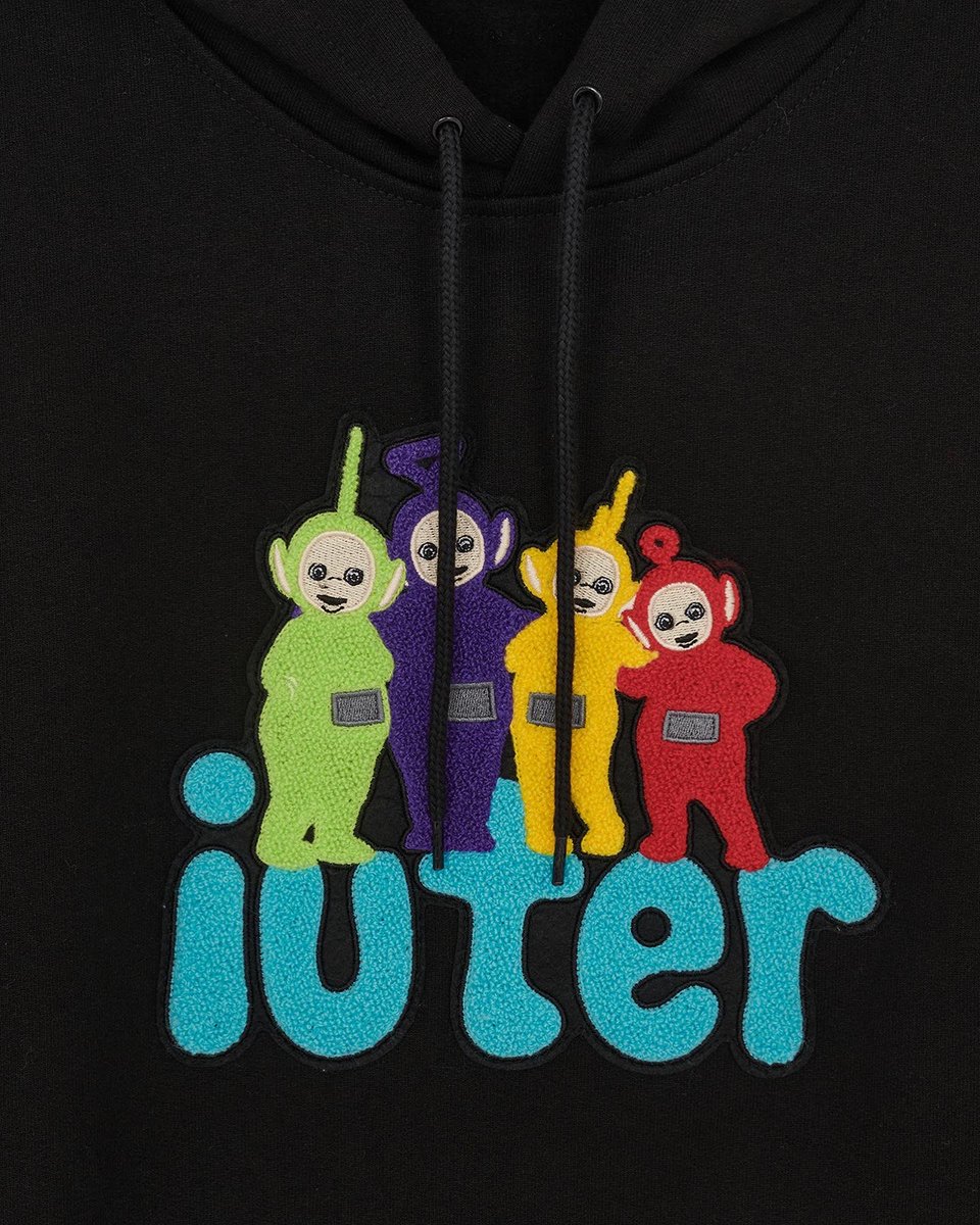 TeletubbiesHQ's tweet photo. You liked the Teletubbies before it was cool - so shop the Teletubbies x @iuter collection to let the world know 💜💚💛❤️

https://t.co/bbg3aZ35bB https://t.co/ATETuBIWOA