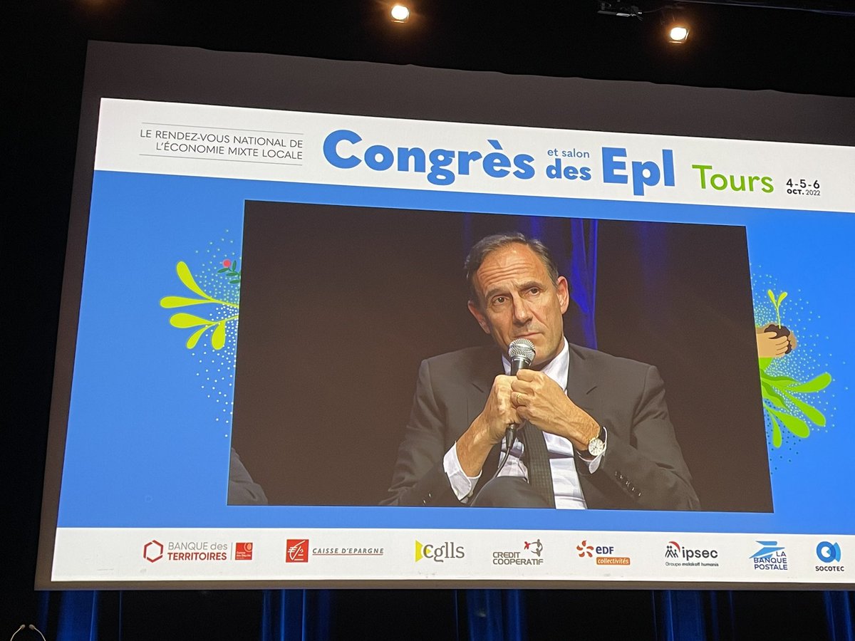 BdT_CentreVDL's tweet photo. Au #congresepl @oliviersichel souligne le caractère incontournable de l’économie mixte qui allie les forces de l’intérêt général et l’efficacité du privé
@BanqueDesTerr @BonnaudJouin @ChrisGenter @grossatmignod @FedEpl @Halpern_G https://t.co/SgtBnB9M3R