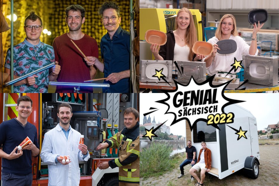 dresden exists (@dresdenexists) on Twitter photo Einfach genial! Mit Workhut, Mealgood, Xoundio und <a href="/derma_purge/">DermaPurge</a> sind vier unserer #Startups bei "Genial Sächsisch 2022" von @saechsische dabei. Mit tollen Portraits und echten Elevator-Pitches. Reinschauen & natürlich abstimmen! 💪🏆 #genialsächsisch
saechsische.de/genial Einfach genial! Mit Workhut, Mealgood, Xoundio und <a href="/derma_purge/">DermaPurge</a> sind vier unserer #Startups bei "Genial Sächsisch 2022" von @saechsische dabei. Mit tollen Portraits und echten Elevator-Pitches. Reinschauen & natürlich abstimmen! 💪🏆 #genialsächsisch
saechsische.de/genial
