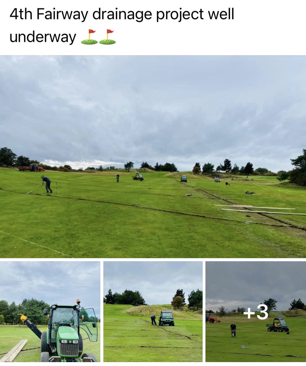 After a great summer it’s time to start the winter jobs to make our great course even better