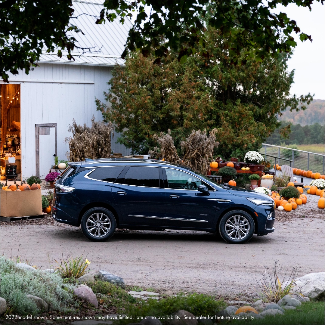 Treat your family to the most fashionable of all hayrides. #BuickEnclave