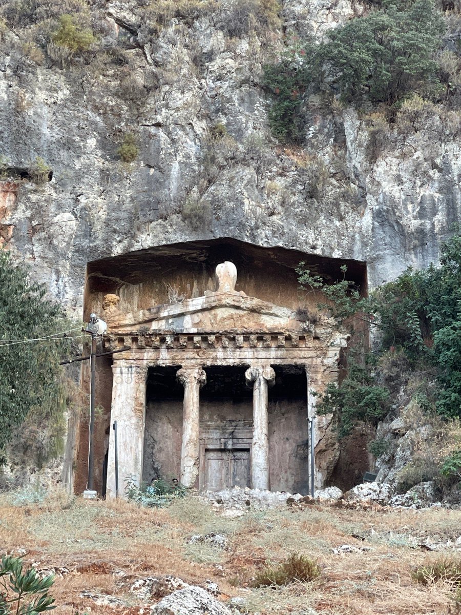 NickConti_NYC's tweet photo. I'm at Amynthas Rock Tombs in Fethiye, Türkiye https://t.co/rrLYR1QyFD https://t.co/gklGNBjiiq