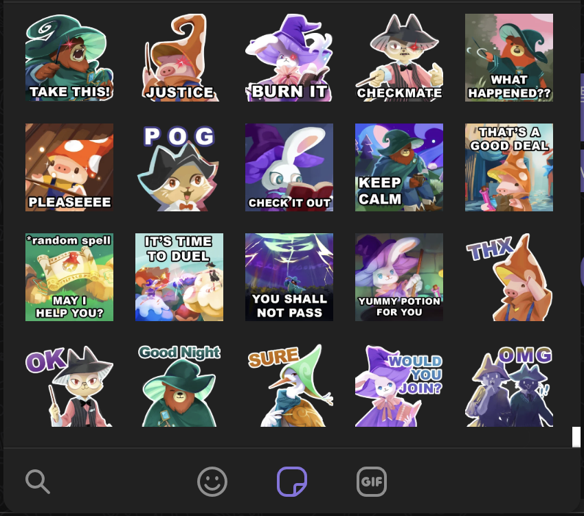 headblownhk's tweet photo. No more hiding the fun of using those stickers among ourselves😏
You can now download the Telegram and Whatsapp stickers of Mushroom Sorcerer below✨🧙
Telegram ver:
https://t.co/oKkceMTy1e

Whatsapp ver:
https://t.co/q0rKFwDyWG

#telegram #whatsapp #kickstarter #indiegame https://t.co/r7HD7cCmpM