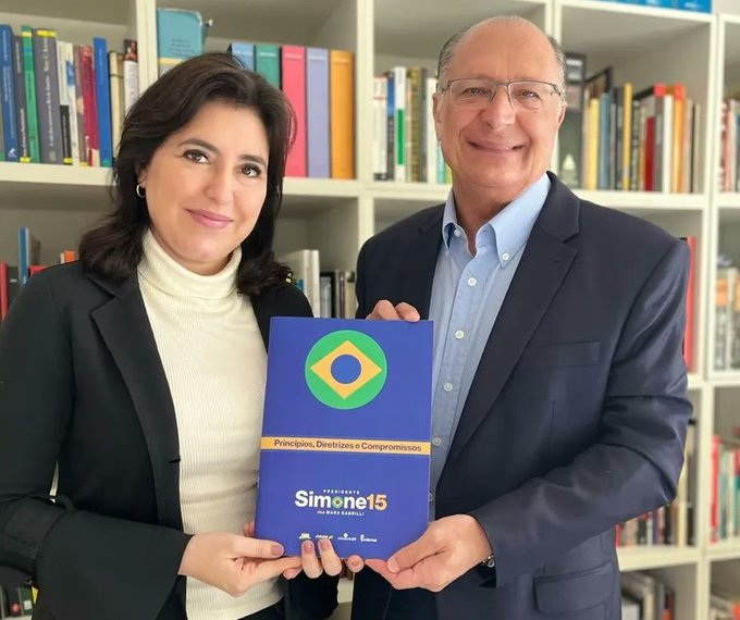 BlogdoNoblat's tweet photo. Tebet encontra com Alckmin e formaliza hoje apoio a Lula https://t.co/e8YEjqvcaJ