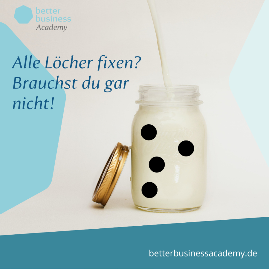 Wo liegt dein Engpass im Unternehmen, der dich nicht weiterkommen lässt?

Mehr dazu im neusten Blogartikel: betterbusinessacademy.de/engpasskonzent… 

#positionierung #zielgruppe #strategie #wachstum #erfolg #coaching #engpass