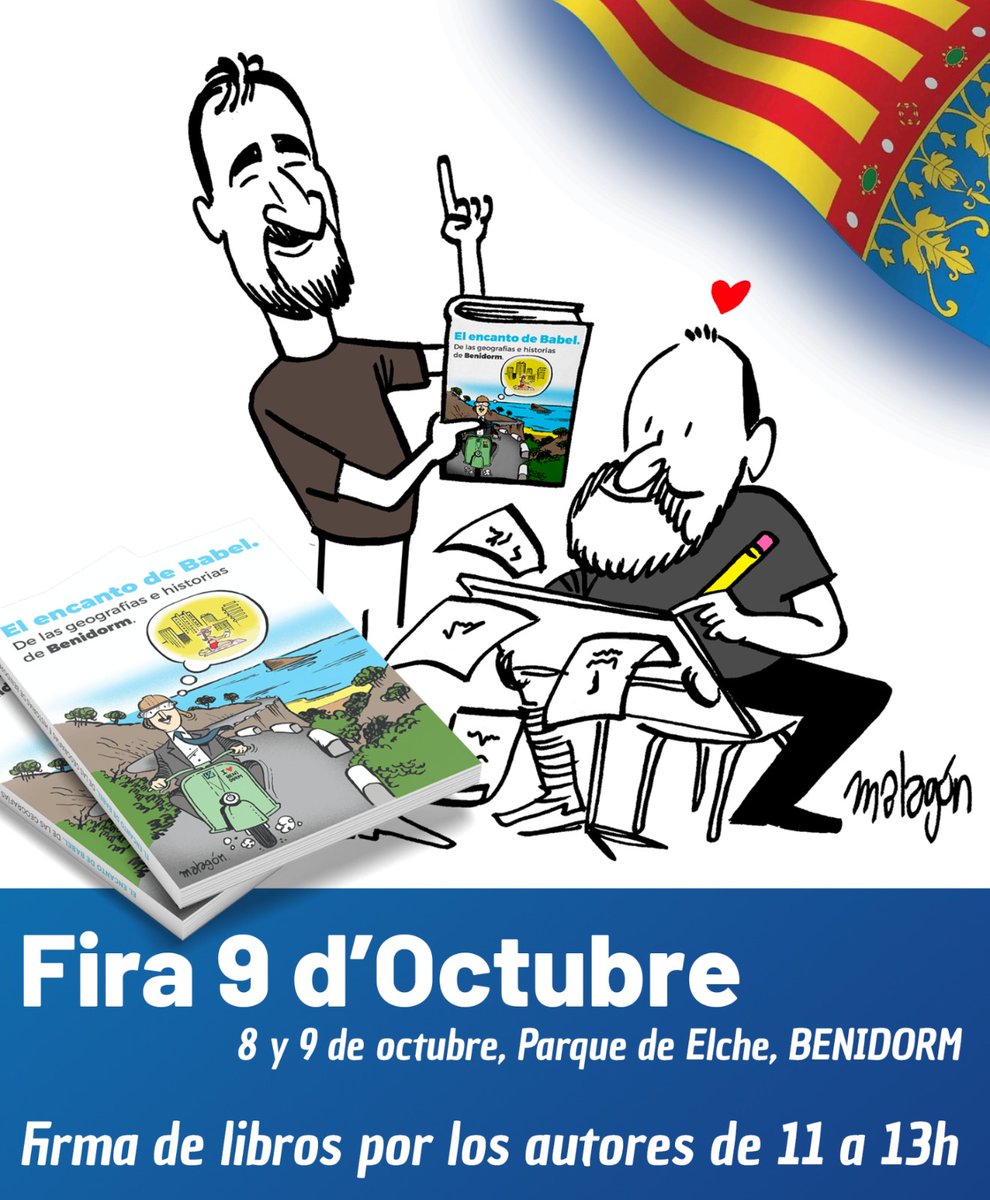 malagonhumor's tweet photo. Nos vemos este finde en #Benidorm #9octubre #parquedeelche
https://t.co/wchFBo8sKX https://t.co/CgdJOVHIPR