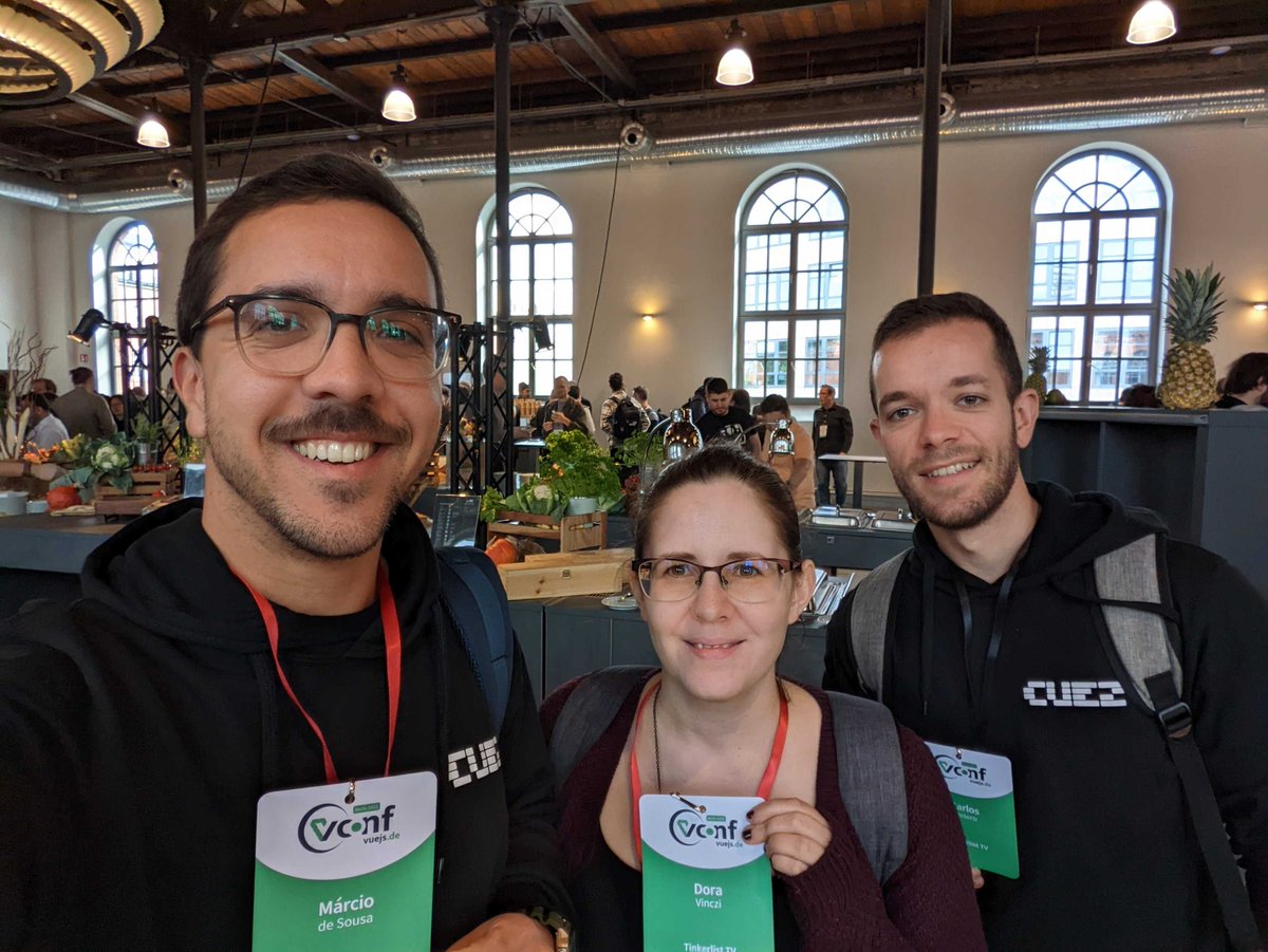 cuez_tinkerlist's tweet photo. Today the @vuejs Conf took place in Berlin. π₯ Weβre glad to have had our developers there to learn about the framework trends and ecosystem and to improve our worfklow!
.
#frontend #javascript #conference #software #techconference #tinkerlist #vuejs #vuejsdeconf2022 https://t.co/YxYGMoW4gs