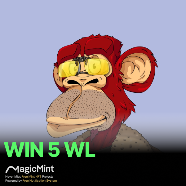 🎉 Giveaway 5 WL 🎉
 
To Enter:
1️⃣Follow  <a href="/MagicMintPro/">Magic Mint</a> &amp; <a href="/primate_society/">PrimateSociety</a>
2️⃣Like and RT
3️⃣Tag your friends!

Ends in 48 Hrs!