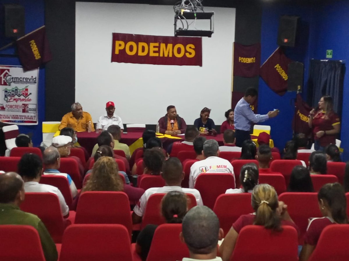 OSCARROJASCOND3's tweet image. El partido PODEMOS continúa en la aplicación de las #3Rnet y su proceso de refundación, RENOVANDO sus estructuras desde las bases, estamos revolucionando para consolidar la revolución y garantizar el triunfo de la revolución en el 2024. @NicolasMaduro @dcabellor @SiPodemos_Vzla