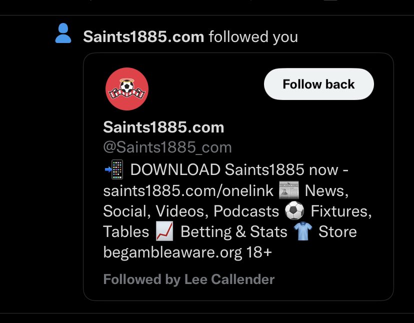 This is the strangest, most out of place twitter notification I’ve ever received…