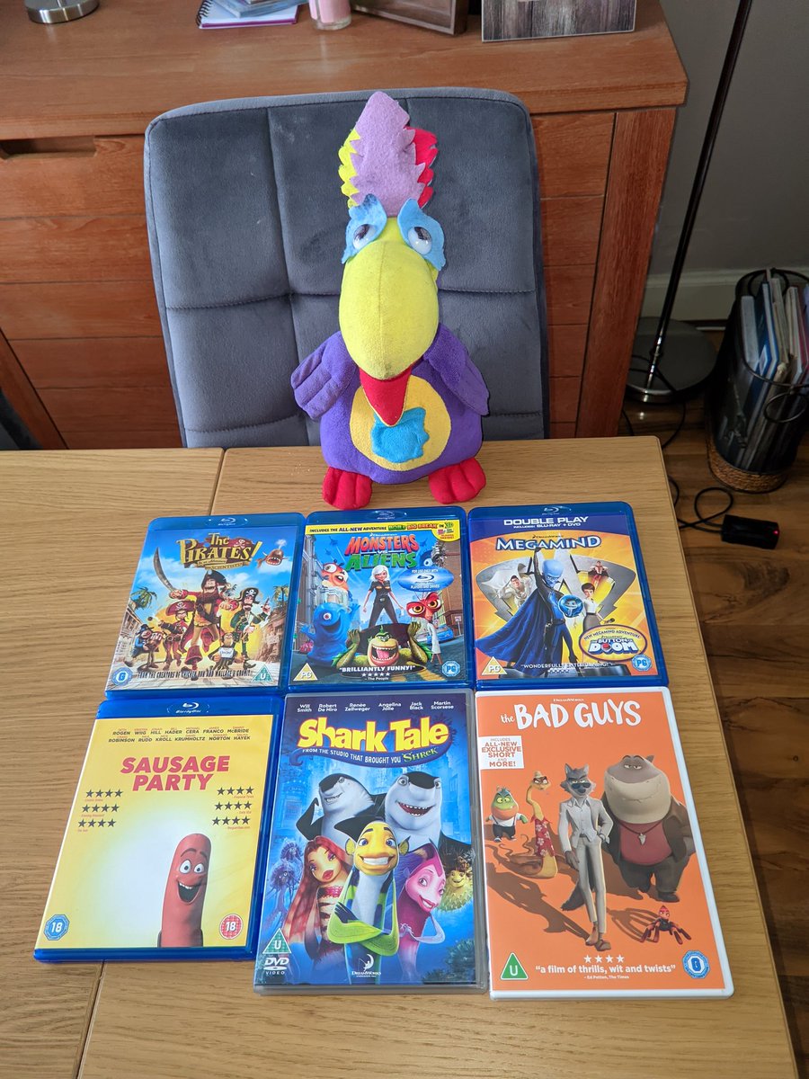 RLeBonTennant's tweet photo. Say hello to Mr. Cadbury's Postie Parrot! ๐ He's very happy to have delivered some more films for my collection today & like myself, is looking forward to watching them all, yay! ๐๐ฅณ๐๐๐๐ฆ๐
#MrCadburysParrot #PostieParrot #WednesdayDelivery #FilmsGalore #YayForeBay https://t.co/IOPPscV99A