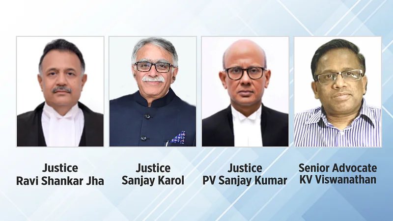 Profdilipmandal's tweet photo. 1. पटना हाई कोर्ट के चीफ जस्टिस संजय करोल की बेंच ने बिहार के नगर निकाय चुनाव में अति पिछड़ा वर्ग का आरक्षण निरस्त किया।

2. संजय क़रोल को पदोन्नत करके सुप्रीम कोर्ट में जज बनाने के लिए चीफ जस्टिस यूयू ललित ने कोलिजियम को चिट्ठी लिखी।

… मुझे बस ये बताना था ये 2 दिन में हो गया। https://t.co/IcGpe9ayep