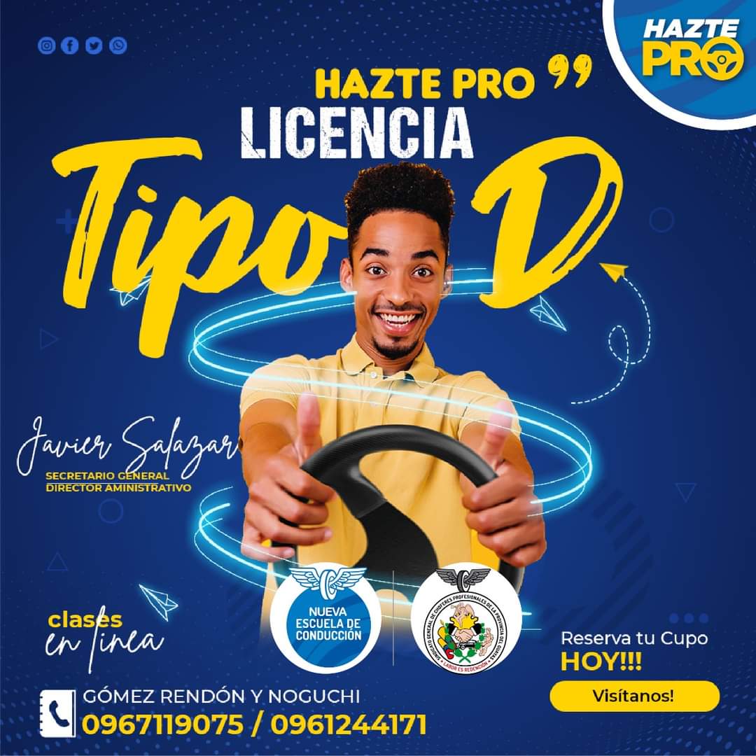 SindChofGuayas's tweet photo. #HaztePro 0967119075 - 0982737534 https://t.co/6CKnU8SYQO