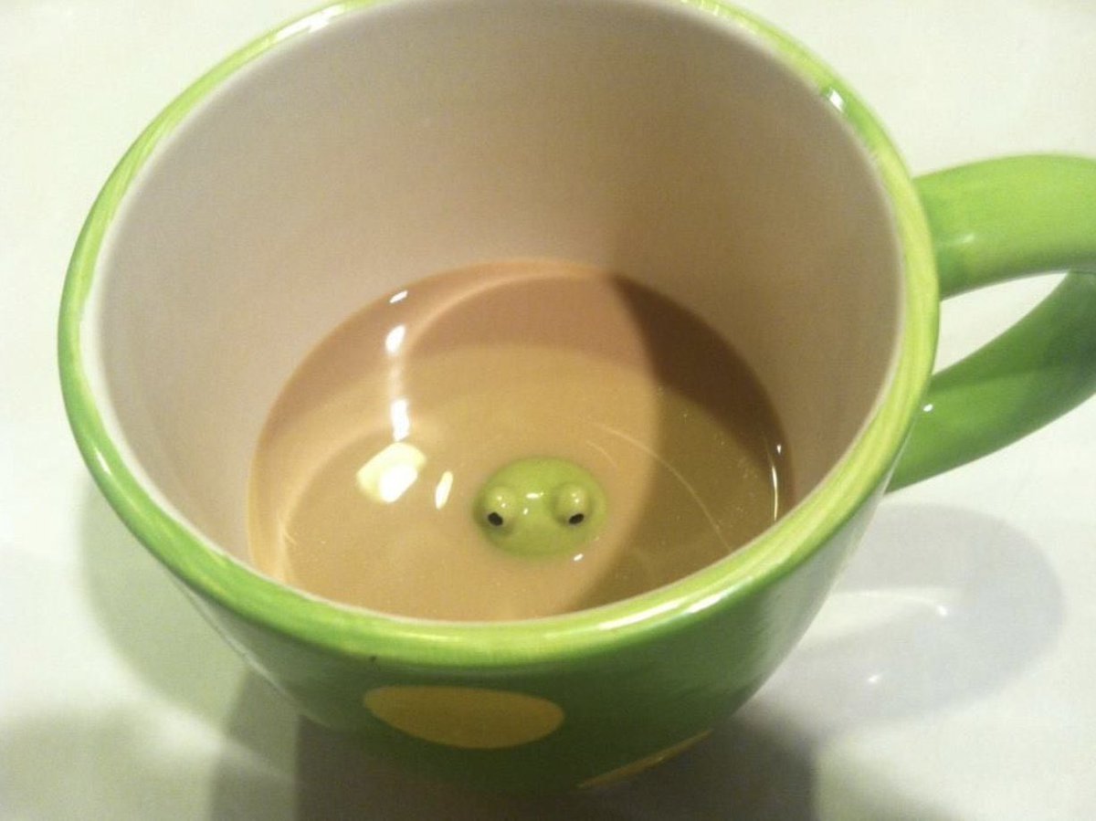 frog mug ! 🌸🐸☕
