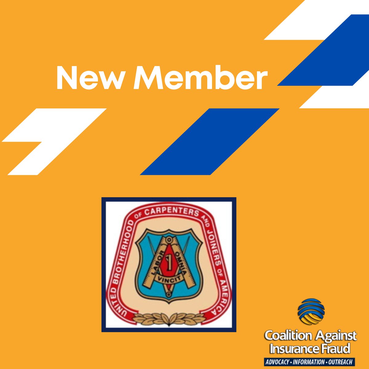 Insurance_Fraud's tweet photo. Meet our NEWEST member: The United Brotherhood of Carpenters & Joiners of #America (@StopTaxFraud).
Read more about this #workerscompfraud fighting member here: https://t.co/vs1gk1iVeB
#insurance #fraud #insurancefraud #workerscomp #workerscompensation https://t.co/kUeUVtWMSr