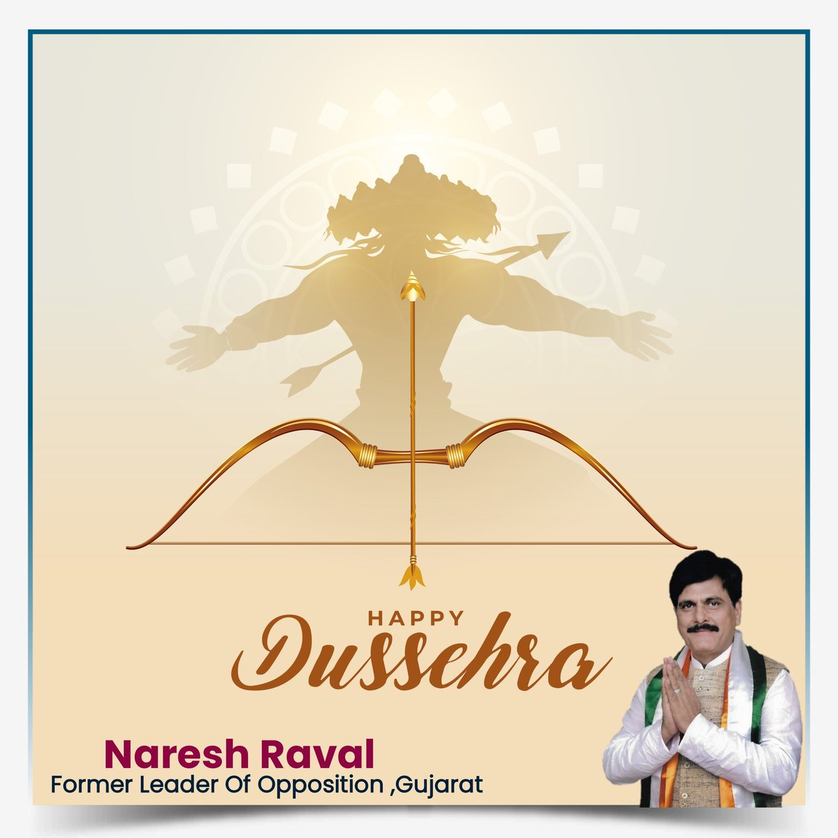 Happy Dussehra, the festival of justice over injustice, truth over untruth, victory of religion over unrighteousness, May God illumine our path to goodness and peace.