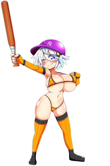 ビキニ野球あかりんいろいろ描いてリハビリしてましたお納めください 