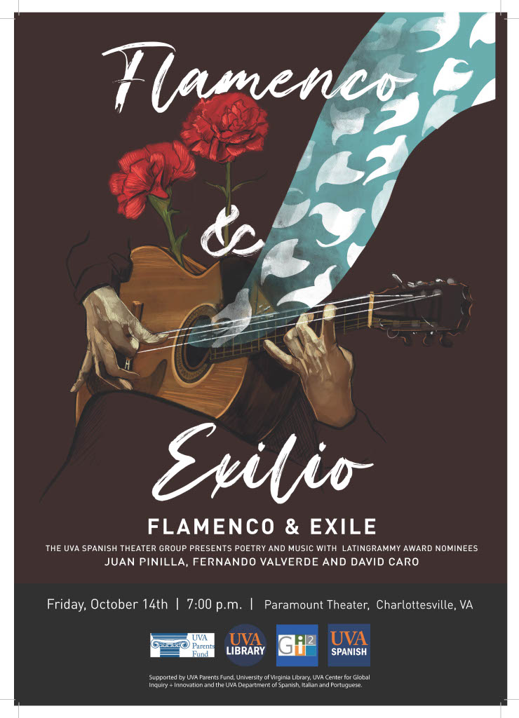 matthewstreet's tweet photo. The Spanish Theatre Group at UVA presents Flamenco &amp; Exilio Friday, October 14 at 7:00 p.m. at the Paramount Theatre in Charlottesville, VA. For tickets please visit: https://t.co/uq2wxTalgL #UVA #UVAlibrary #UVA_Events #UVA_College https://t.co/f72GhMGT19