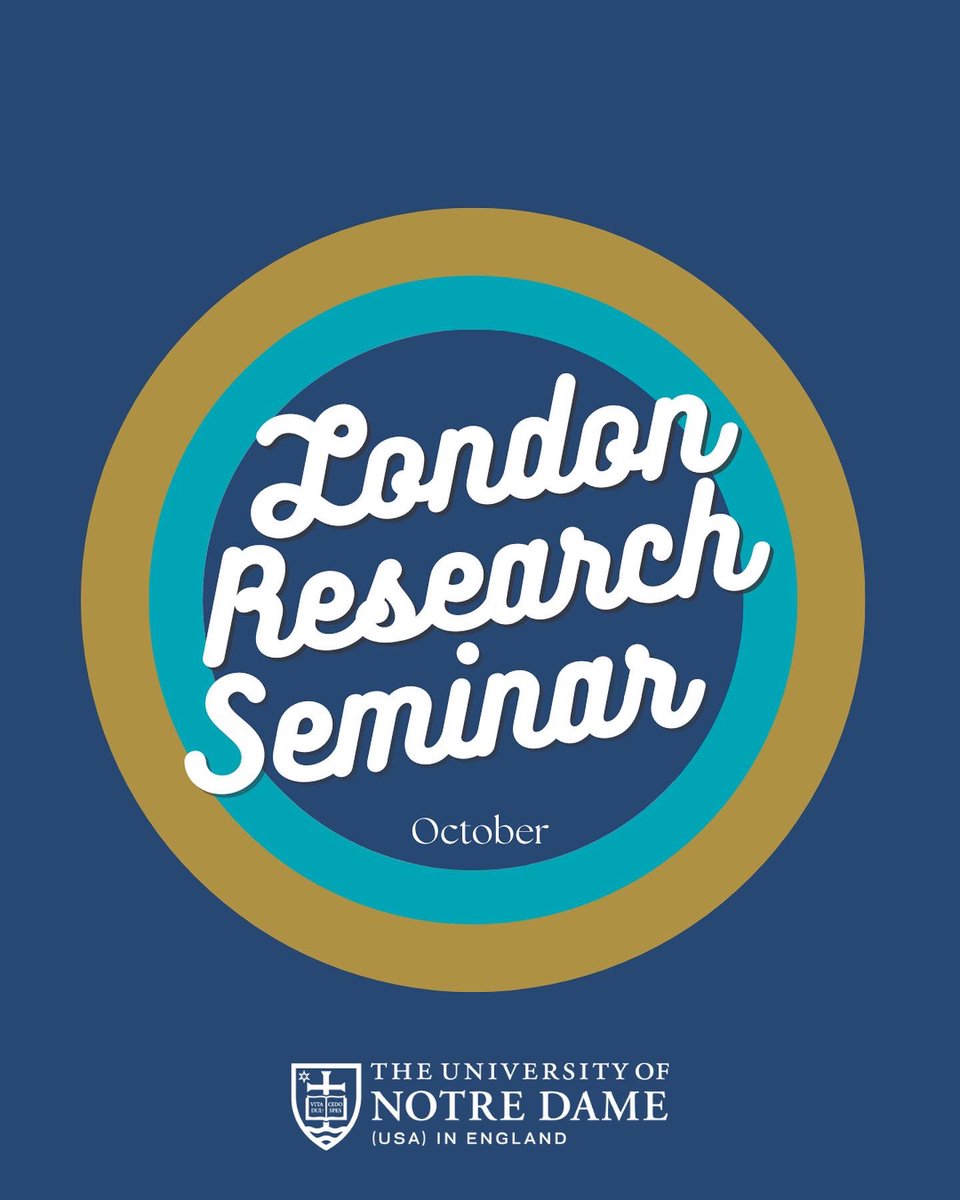 uNDLondon's tweet photo. 12 OCTOBER: @ArtsLettersND #english Prof. Kate Marshall talks nonhuman narration in hybrid fictions of the 21st c. &amp; #philosophy Prof. Chris Shields presents on value pluralism and the commensurability of goodness #seminar

Learn more &amp; register here:
https://t.co/v32HVa54Xi https://t.co/FUuKBcFtl6